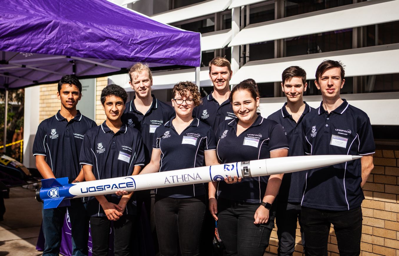 UQ Space team at the launch of UQ Innovate