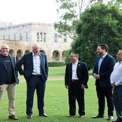 Photo of those involved in the collaboration