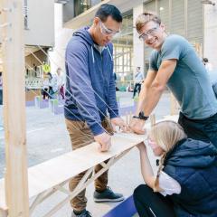 First year engineering students at Project Day